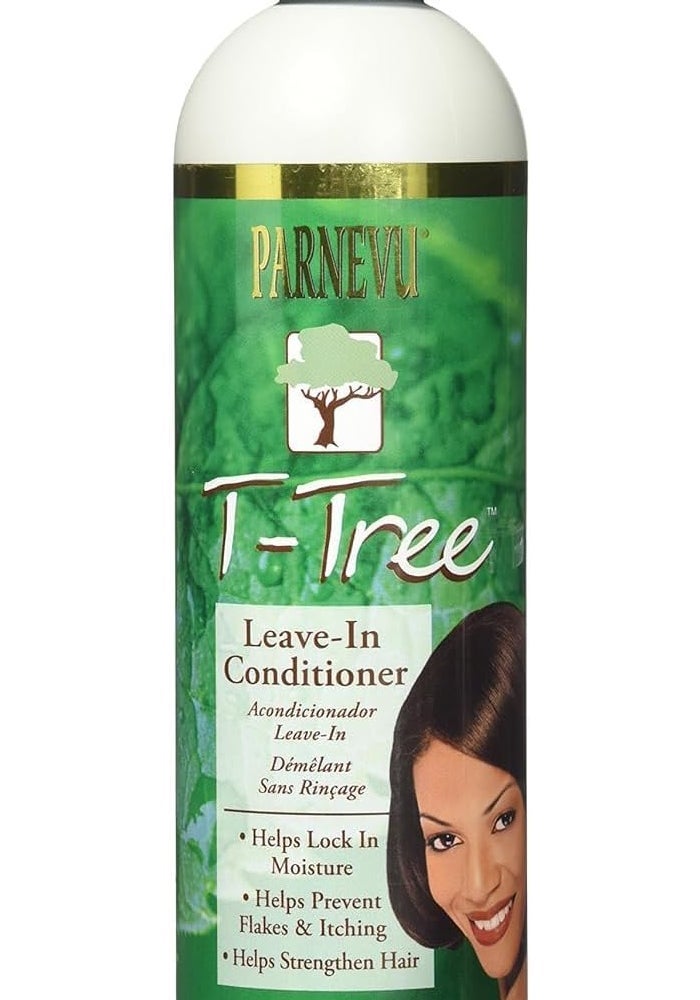 Parnevu T-Tree Leave-In Conditioner, 12 Ounce - Moisturizing Hair Care - Image 1